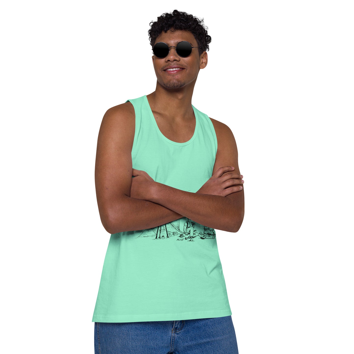 Let's Go Camping Tank Top
