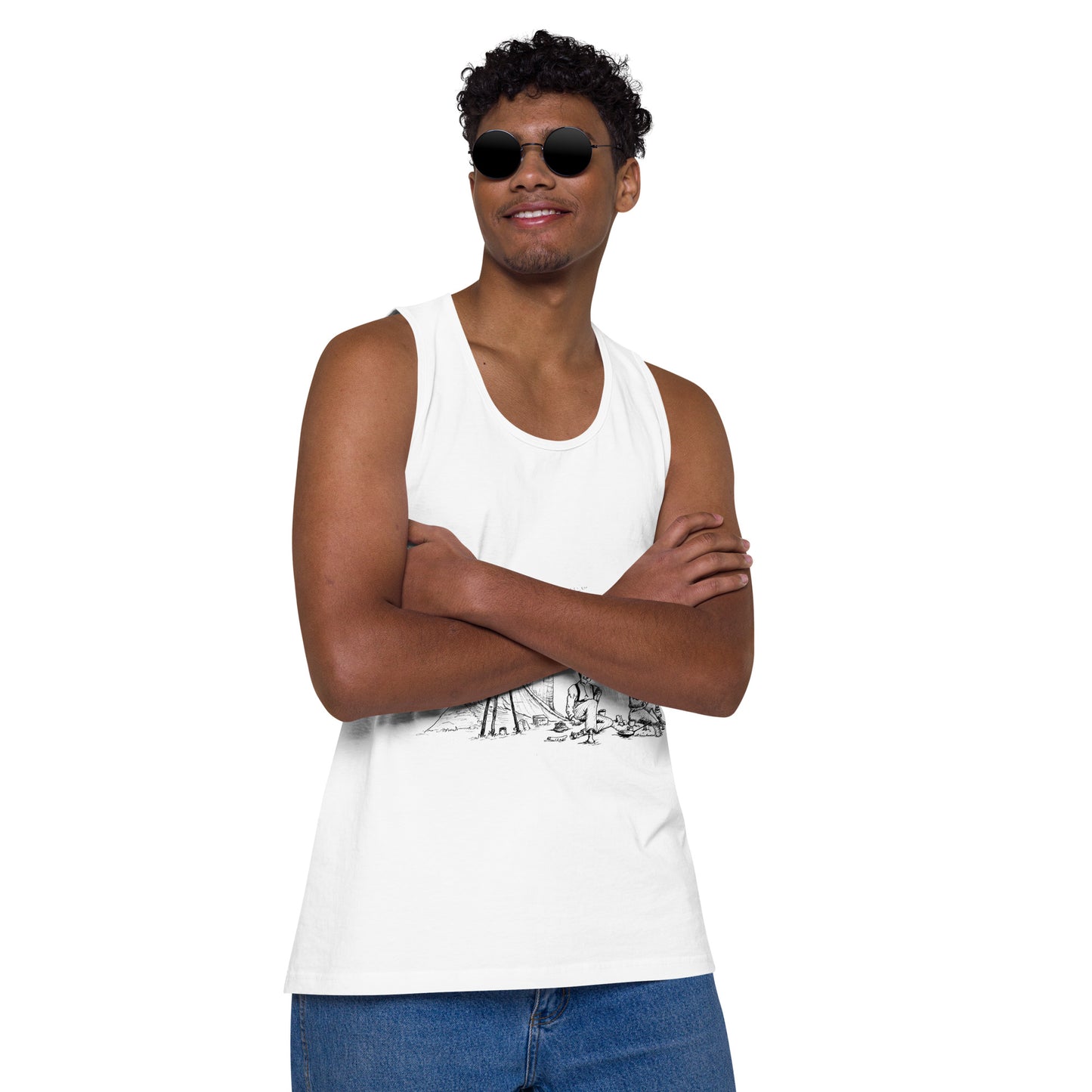 Let's Go Camping Tank Top